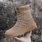 Camel rugged boots for men with tactical outdoor design | GENZY OFFICIAL