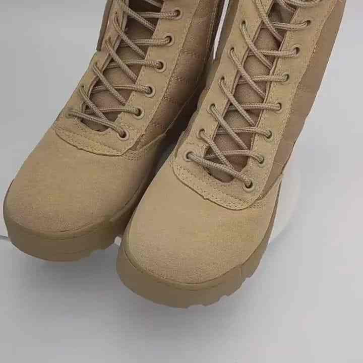 Camel work boots for men with durable tactical style | GENZY OFFICIAL