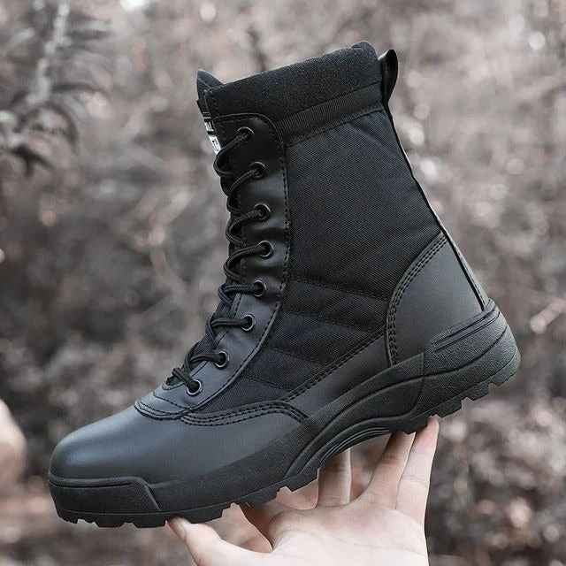 GENZY Tactical Pro™ — Premium Black Tactical Boots