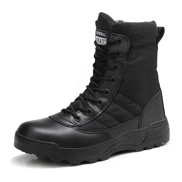 GENZY Tactical Pro™ — Premium Black Tactical Boots